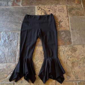 Black Flared Hem Legging/Pants by Athena Marie